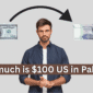 How much is 100 US in Pakistan min 85x85