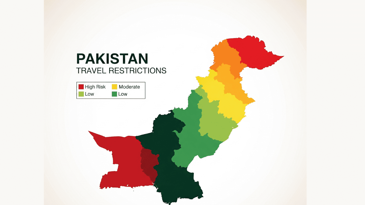 What are the travel restrictions for Pakistan-min