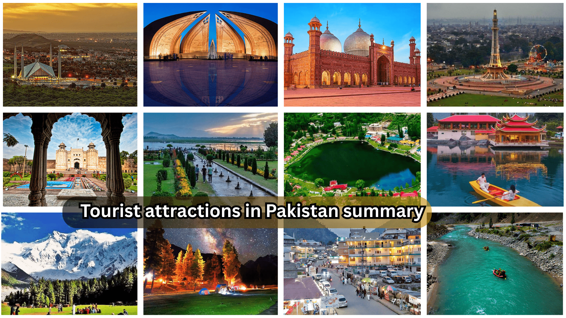 Tourist attractions in Pakistan summary-min