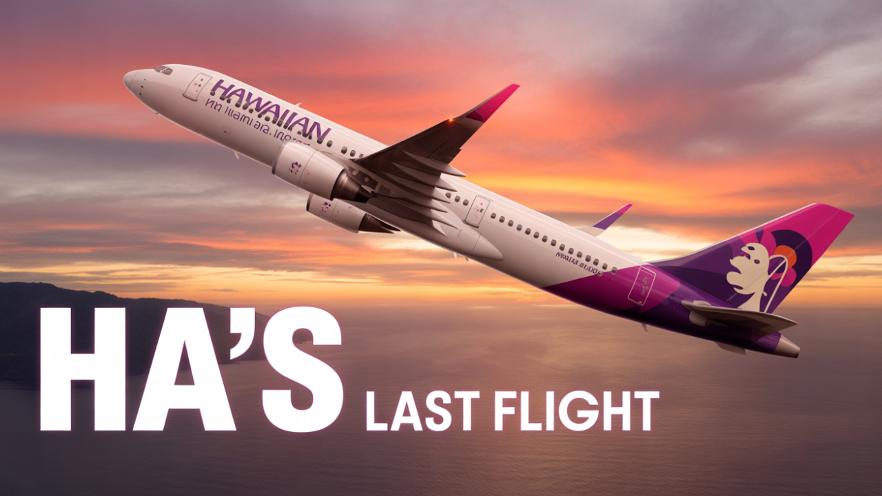 Hawaiian Airlines Makes Final Flight with ‘HA’ Callsign